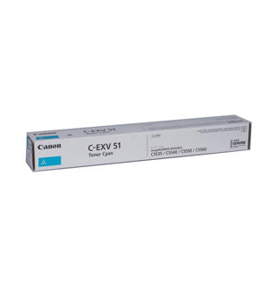 CANON Toner CYAN pour C55XX-EXV51 Yield:60,000 pages 1M