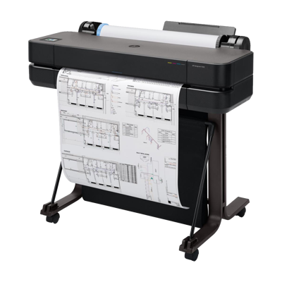 HP DesignJet T630 24-in Printer Single fonction 24 pouces PPM N/B 76A1/h PPM Couleur 76A1/h