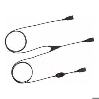 JABRA Improved QD supervisor cord or ‘Y cord’ fit in between the headset cable and the telephon