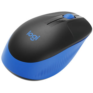 LOGITECH M190 Full-size wireless mouse - BLUE - EMEA 12M