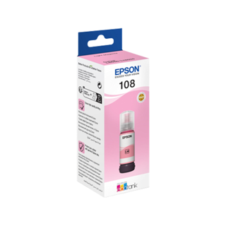 EPSON 108 EcoTank Light Magenta ink bottle pour L8050