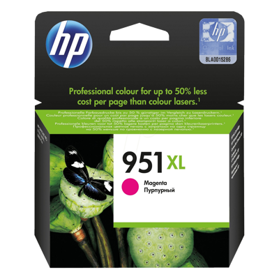 HP 951XL High Yield Magenta Original Ink CartridgeHP Officejet Pro 251/276/8100/8600/8610/8616/8620