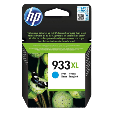 HP 933XL High Yield Cyan Original Ink CartridgeHP Officejet 6100/6600/6700/7110/7510/7610/7612