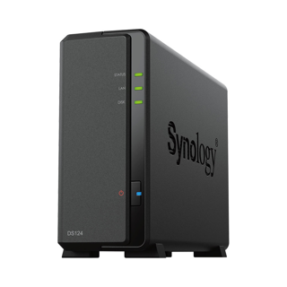 SYNOLOGY DiskStation DS124 Mini-Hub 1Bay Realtek RTD1619B 1GB 1xRJ45 24M