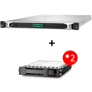 HPE DL360G10+ NC 8SFF 4309Y 32G SR100i 2p-10G-BT-BCM57416-OCP3 800w + 2x 960GB SSD