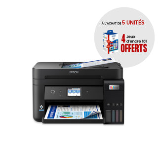 Epson Jet d'encre L6290 MFP 4en1 Réseau Wifi Couleur + Jeu d'encres 101