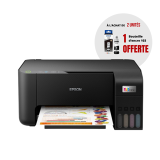 Epson 2 Jet d'encre L3210 MFP 3en1 Couleur A4 +1 bouteille 103 BLACK