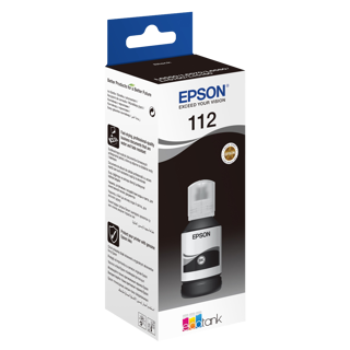 EPSON 112 EcoTank Pigment Black ink bottle