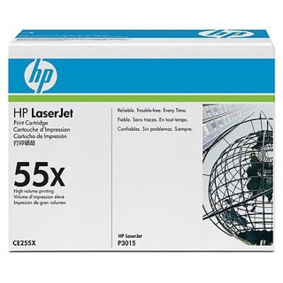 HP 55X High Yield Black Original LaserJet TonerHP LJ P3015 Black Crtg