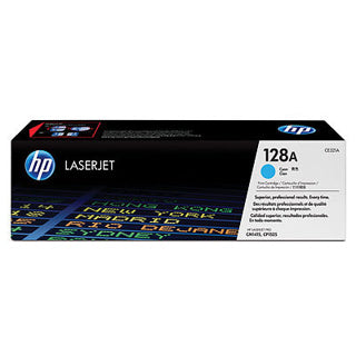 HP 128A Cyan Original LaserJet Toner CartridgeHP CLJ CP1525/CM1415 Cyan Crtg