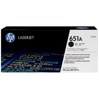 HP 651A Black Original LaserJet Toner CartridgeHP CLJ 700 MFP 775 Black Crtg