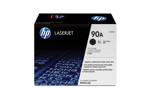 HP 90A Black Original LaserJet Toner CartridgeHP LJ 600/M601/M602/M603/M4555 MFP/ Crtg