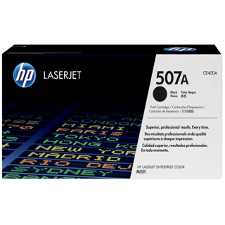 HP 507A Black Original LaserJet Toner CartridgeHP LJC MFP M575/M570/M551 Black Crtg