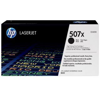 HP 507X High Yield Black Original LaserJet Toner CHP LJC MFP M575/M570/M551 Black Crtg