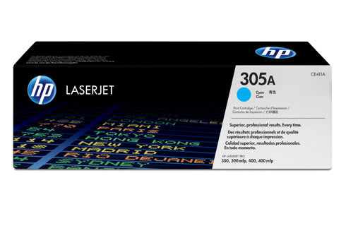 HP 305A Cyan Original LaserJet Toner CartridgeHP LJC M451/M475 Cyan Crtg