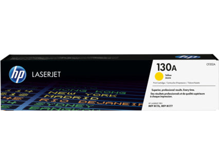 HP 130A Yellow Original LaserJet Toner CartridgeHP CLJ M153/M176/M177 Yellow Crtg