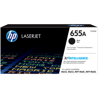 HP 655A Black Original LaserJet Toner CrtgLJC MFP M681/MFP M682/M652/M653 BLACK Crtg