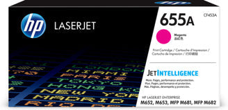 HP 655A Magenta Original LaserJet Toner CrtgLJC MFP M681/MFP M682/M652/M653 Magenta Crtg