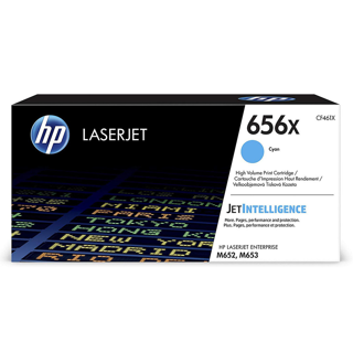 HP 656X Cyan LaserJet Toner Cartridge 22 Pages pour M653 séries