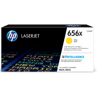 HP 656X Yellow LaserJet Toner Cartridge 22 Pages pour M653 séries