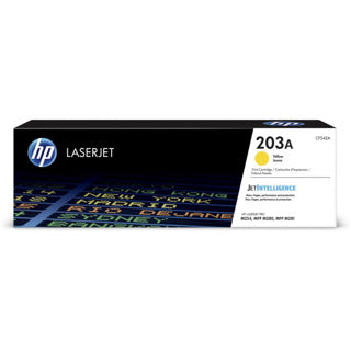 HP 203A Yellow LaserJet Toner Cartridge 1,300HP CLJet M254/MFP M280/MFP M281