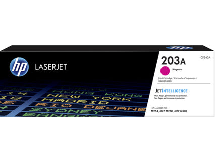 HP 203A Magenta LaserJet Toner Cartridge 1,300HP CLJet M254/MFP M280/MFP M281