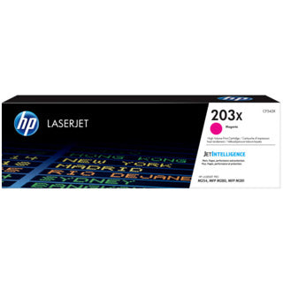 HP 203X Magenta LaserJet Toner Cartridge 2,500HP CLJet M254/MFP M280/MFP M281