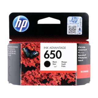 HP 650 Black Original Ink Advantage CartridgeDeskjet 1015/1515/1516/25xx/2645/3516/3545/4515