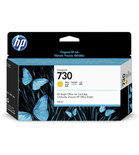 HP 730 130-ml Yellow DesignJet Ink Cartridge