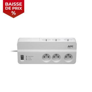 APC Essential SurgeArrest, 6 sorties, 230 V, France Protection de base pour ordinateurs et dispositi