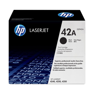 HP 42A Black Original LaserJet Toner CartridgeHP LJ 4250/4350/4240 Black Crtg