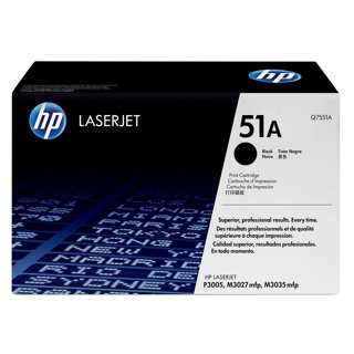 HP 51A Black Original LaserJet Toner CartridgeHP LJ P3005/M3035/M3027 Black Crtg