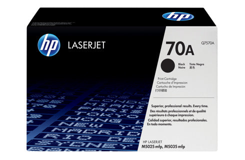 HP 70A Black Original LaserJet Toner CartridgeHP LJ M5035 mfp Black Crtg