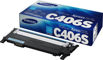 Samsung CLT-C406S Cyan Toner CartridgCLT-C406S/SEE