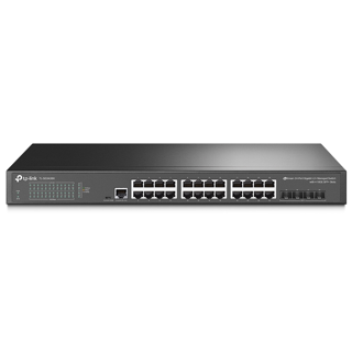 Tplink JetStream L2+ 24 ports Gigabit avec 4 emplacements SFP+ 10GE