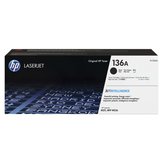 HP 136A Black Original LaserJet Toner Cartridge 1150 Pages pour M211 M236 3 Mois