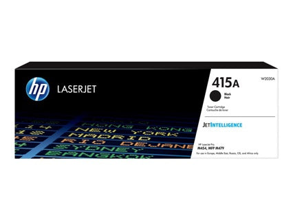 HP 415A Black Original LaserJet Toner Cartridge pour la Série M454 & M479 MFP 2400 Pages