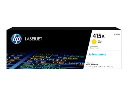 HP 415A Yellow Original LaserJet Toner Cartridge pour la Série M454 & M479 MFP 2100 Pages