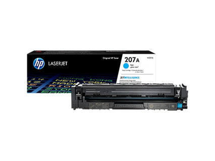 HP 207A Cyan Original LaserJet Toner Crtg 1250Pages pour M255dw, M282nw,M283fdn,M283fdw