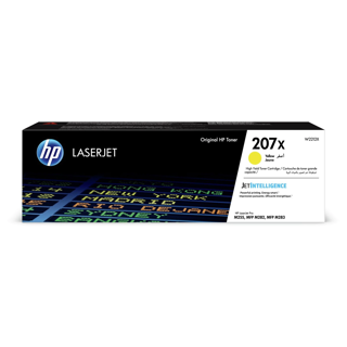 HP 207X Yellow Original LaserJet Toner Crtg 2450Pages pour M255dw, M282nw, M283fdn, M283fdw