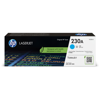 HP 230A Cyan LaserJet Toner Cartridge 1800 Pages pour Laser Pro SFP 4203 & MFP 4303 Séries 3 Mois