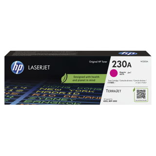 HP 230A Magenta LaserJet Toner Cartridge 1800 Pages pour Laser Pro SFP 4203 & MFP 4303 Séries 3 Mois