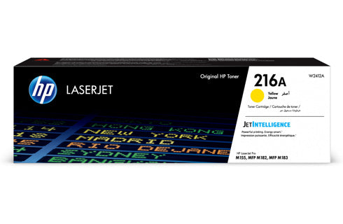 HP 216A Yellow Original LaserJet Toner Crtg 850 Pages pour M155, MFP M182, MFP M183, MFP M183fw